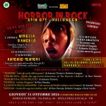 horror in rock Locandina programma